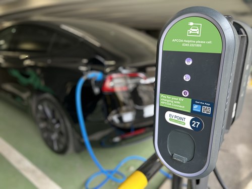 image of APCOA EV charging point