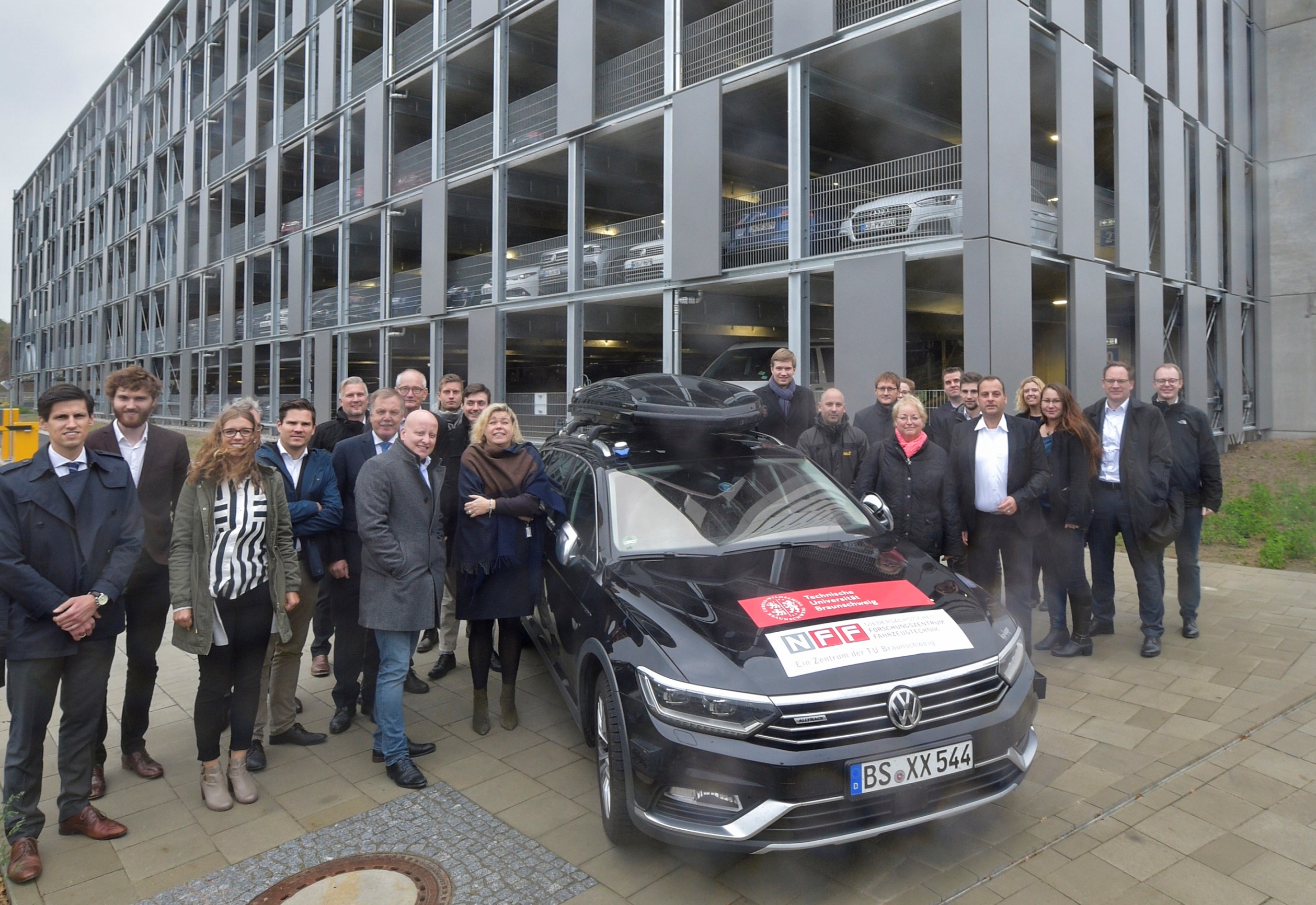 Project Start in the Braunschweig Research Car Park