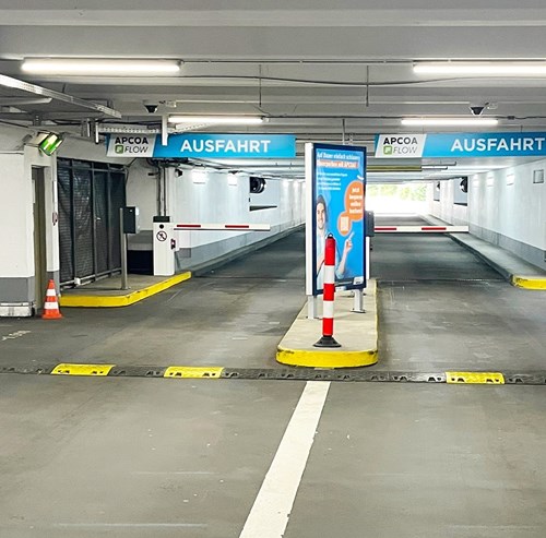 Pay Station Garage Entrance