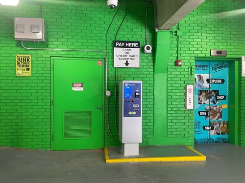 West Palm Beach parking garage.