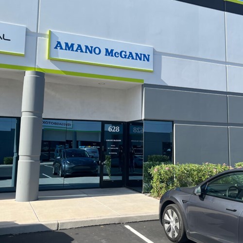 Entrance to Amano McGann Las Vegas branch.