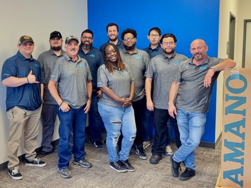 From Left to Right: Jaison Anguiano, Parker Ross, Curtis Hunton, Victor Carillo, Debra Haynes, Karl Hynes, Christian Jenkins, Nick Tigrett, Jaime Fernandez, and Bobby D’Incecco