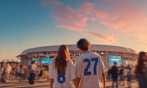Stadium Image created with AI