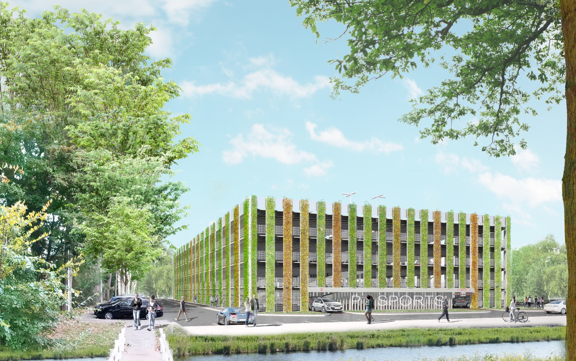 Ballast Nedam and wUrck Develop Temporary Parking Garage for Technical University Delft - Referentiebeeld