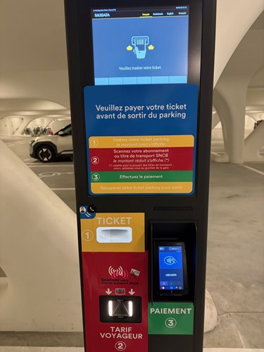 image of a parking payment machine