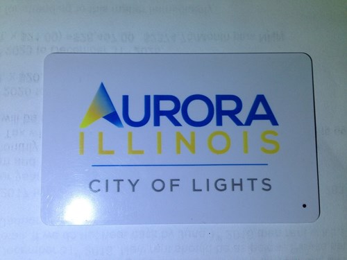 Aurora Cale MIFARE contacless card