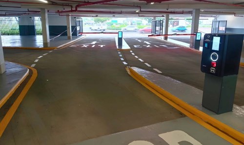 Designa has implemented a parking solution Somerset Mall garage