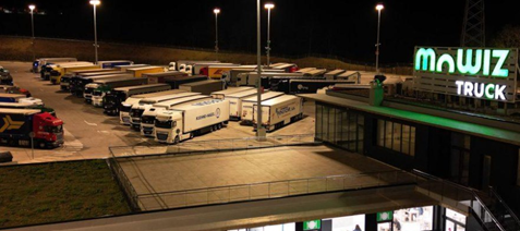 MoWiz Truck location - trucks on site