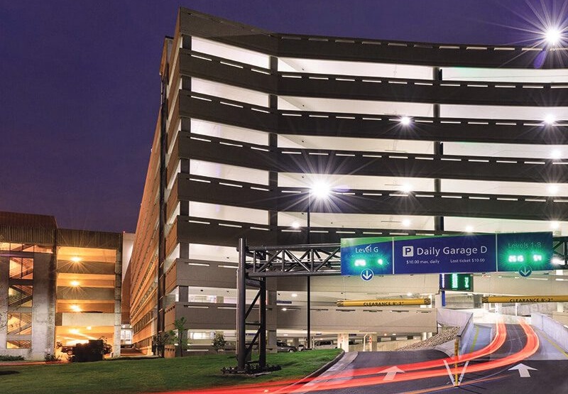 Strategic upgrades totalling $72 million include a new 3,200-space parking garage, resurfacing of the East Lot, a garage space availability measurement system and a new Park and Wait Lot.