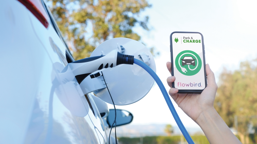 Flowbird’s Park & Charge innovation offers a cost-effective route for councils to develop on-and off-street EV charging.