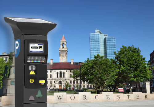 City of Worcester has announced its partnership with Flowbird Group and Wescor Parking Controls