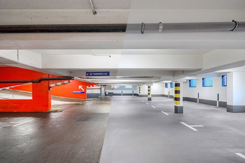Lüneburg car park interior view.