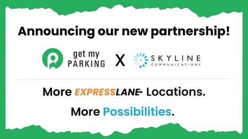 Get My Parking and Skyline Communications partnership
