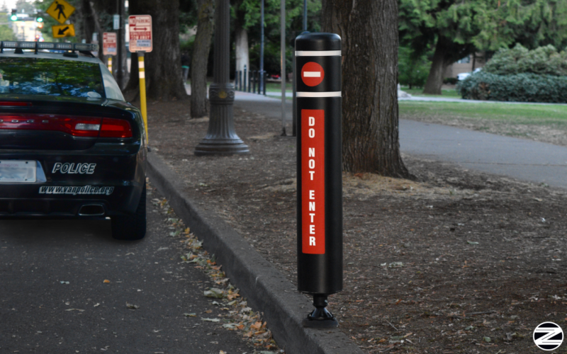  ParkingZone introduces custom reflective labels for Gorilla Post Bollards & Sleeves
