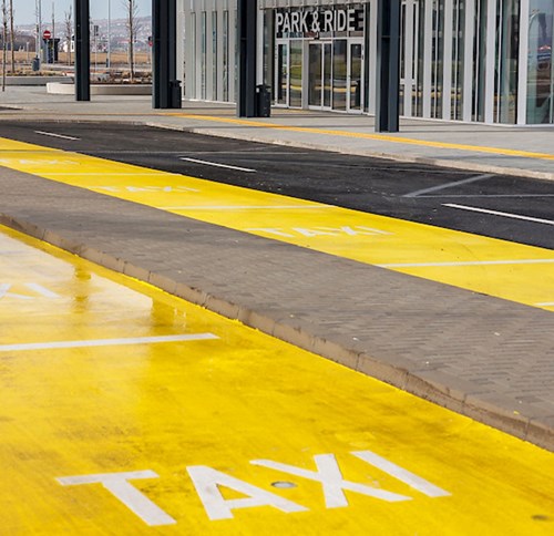 Park and Ride Entrance