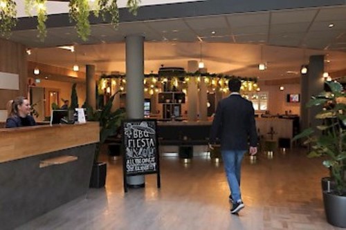 Hotel lobby and reception