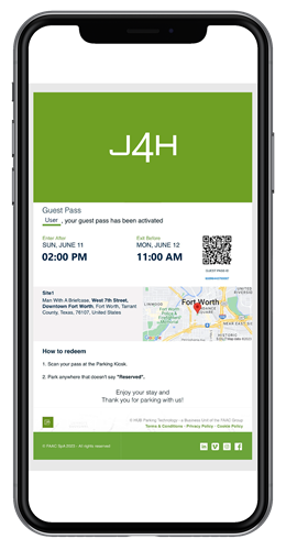 HUB Parking Technology Delivers Guest Parking Solution with the Launch of J4H