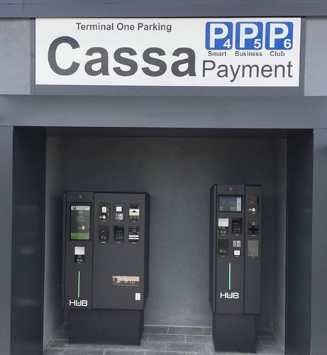 2 pay stations set up  for digital, NFC contactless, ApplePay, and GooglePay  payments. 