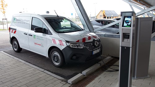 Car with ev-charging