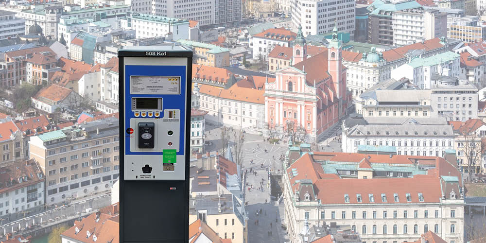 Citea parking ticket machines will be installed in the Slovenian capital Ljubljana. 