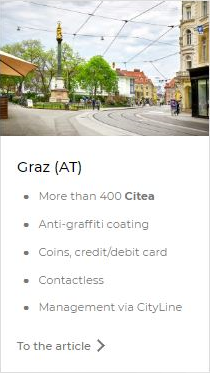 Graz Street Scene with tramlines