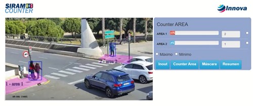 Siram COUNTER TRAFFIC is a video analytics solution based on Deep Learning algorithms that has already demonstrated its effectiveness and profitability in the Valencia City Council (Spain). 