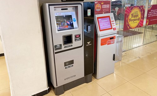 JIESHUN pay station with digital screen