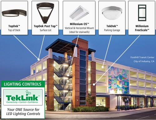 Kenall Lighting products for Parking