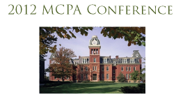 2012 MCPA Conference