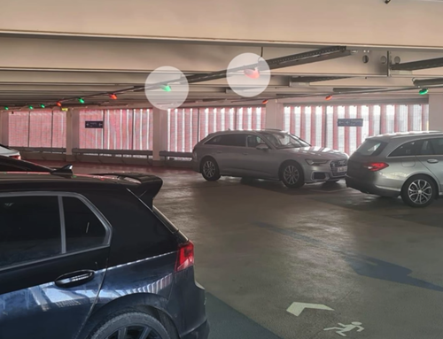 Frankfurt Airport terminal car park sensors