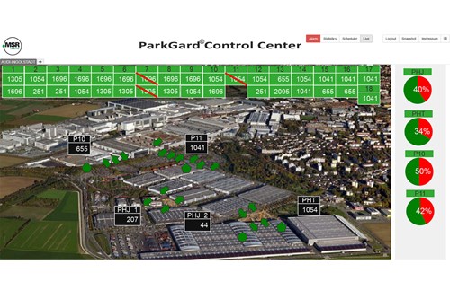 MSR-Traffic parking guidance for Audi in Ingolstadt