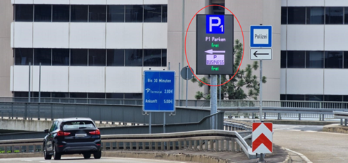 image of Frankfurt Airport parking navigation