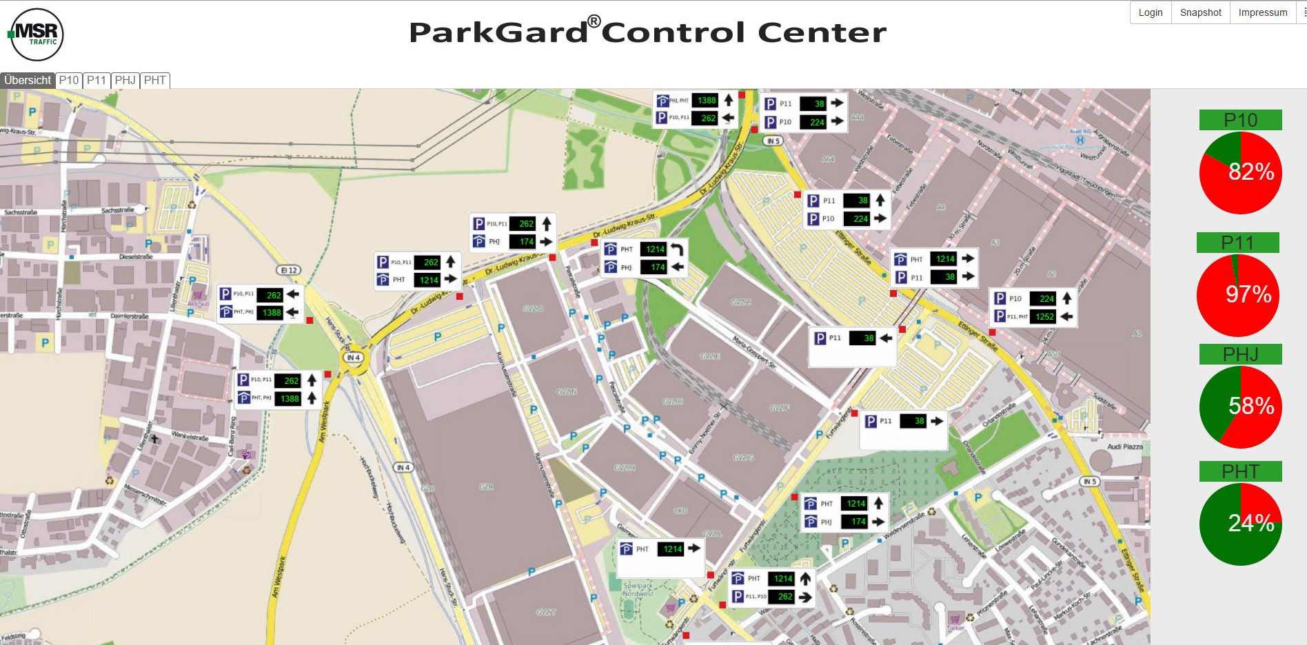 MSR-Traffic ParkGard® Control Center
