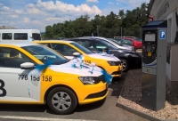 Metric parking meters in Czech