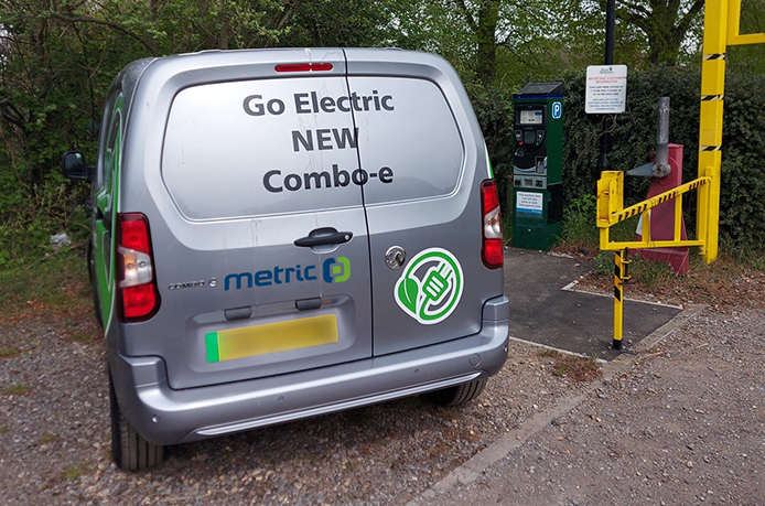 Metric are already moving to electric vehicles for staff where possible, and it's those words “where possible” that highlight an ongoing issue for us, and maybe for many other service industries.
