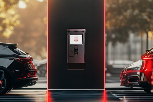 MicroPark Budget kiosk.