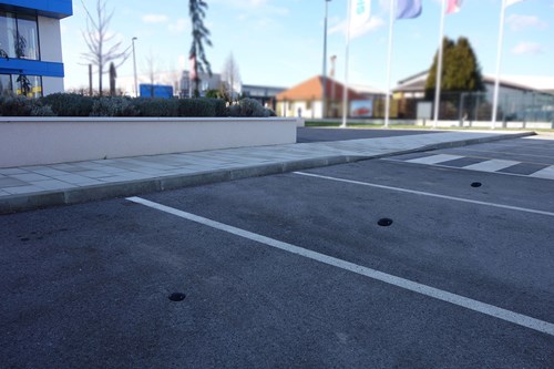 Ground sensors on parking spots