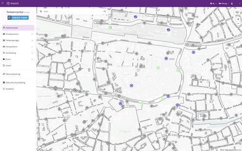 Parking Monitor honepage for City of Tilburg Parking Monitor honepage for City of Tilburg