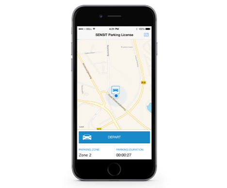 iOS Parking License App for permit holders