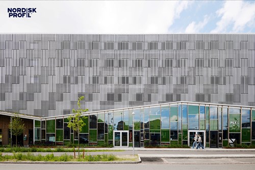 Building with Nordisk Profil facade solution Napsu.