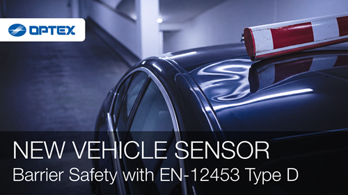 OPTEX New vehicle sensor Optex