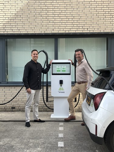 Opcharge reached a beautiful milestone: the installation of our very first fast charger EV charging