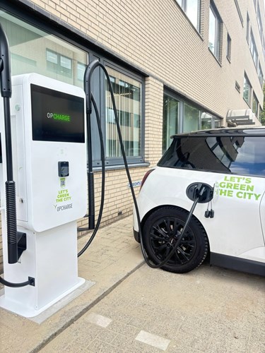 Opcharge reached a beautiful milestone: the installation of our very first fast charger EV charging