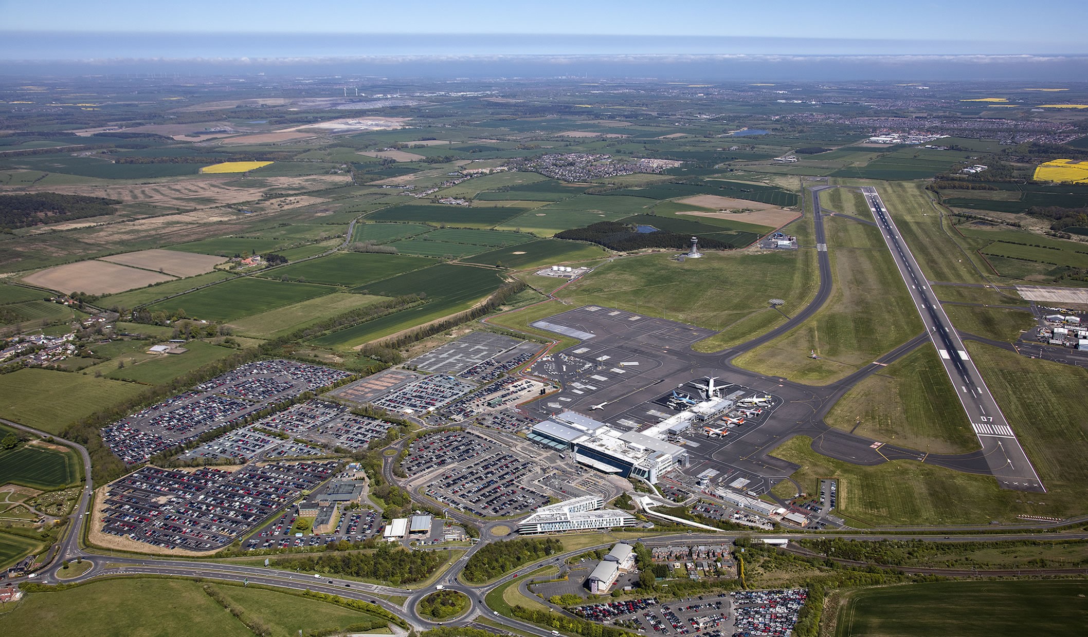 Newcastle International Airport has provided pick up and drop off facilities, short and long stay parking, and a Meet and Greet service