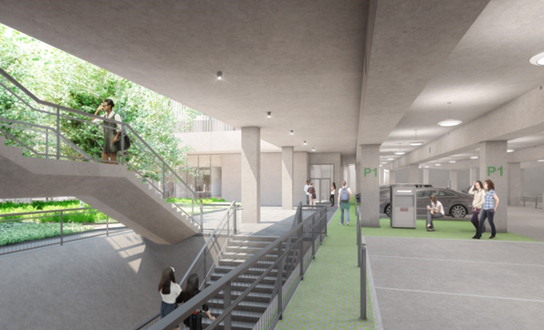 Park Assist at Washington University's New Garage