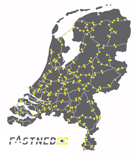 Map of fastned locations