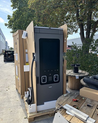 image of ev charging machine