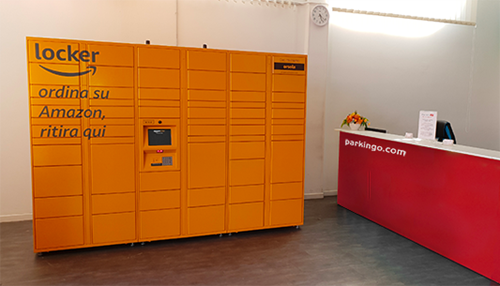 ParkinGO Reception With Amazon Lockers ParkinGO Reception With Amazon Lockers