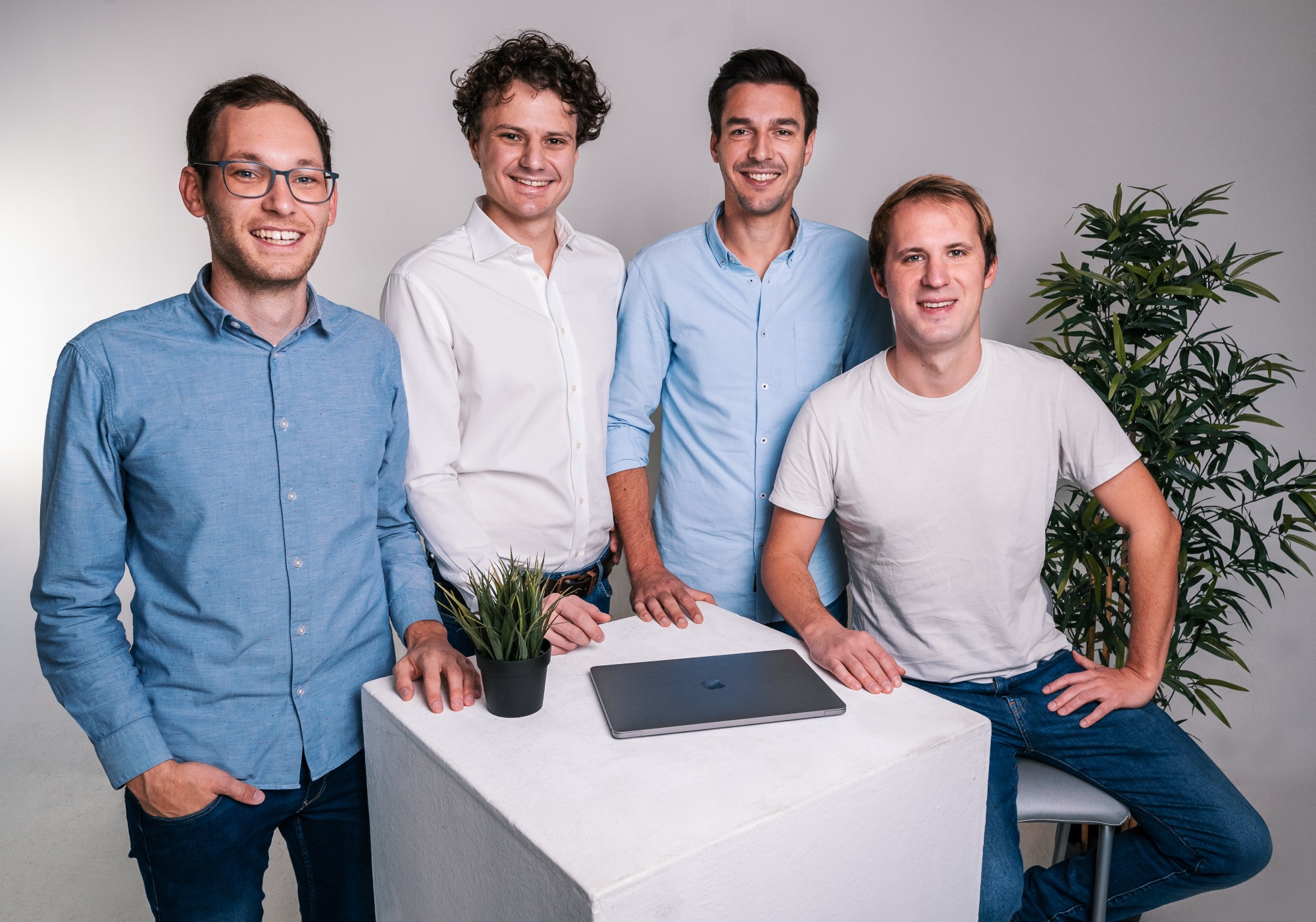 Meet the Peter Park founders (left to right): Patrick Bartler, Maximilian Schlereth, Stefan Schenk und Florian Schaule