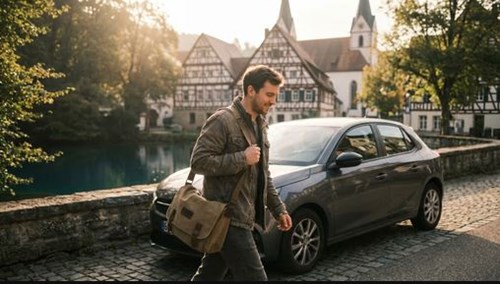 Parking in Blaubeuren with Peuka